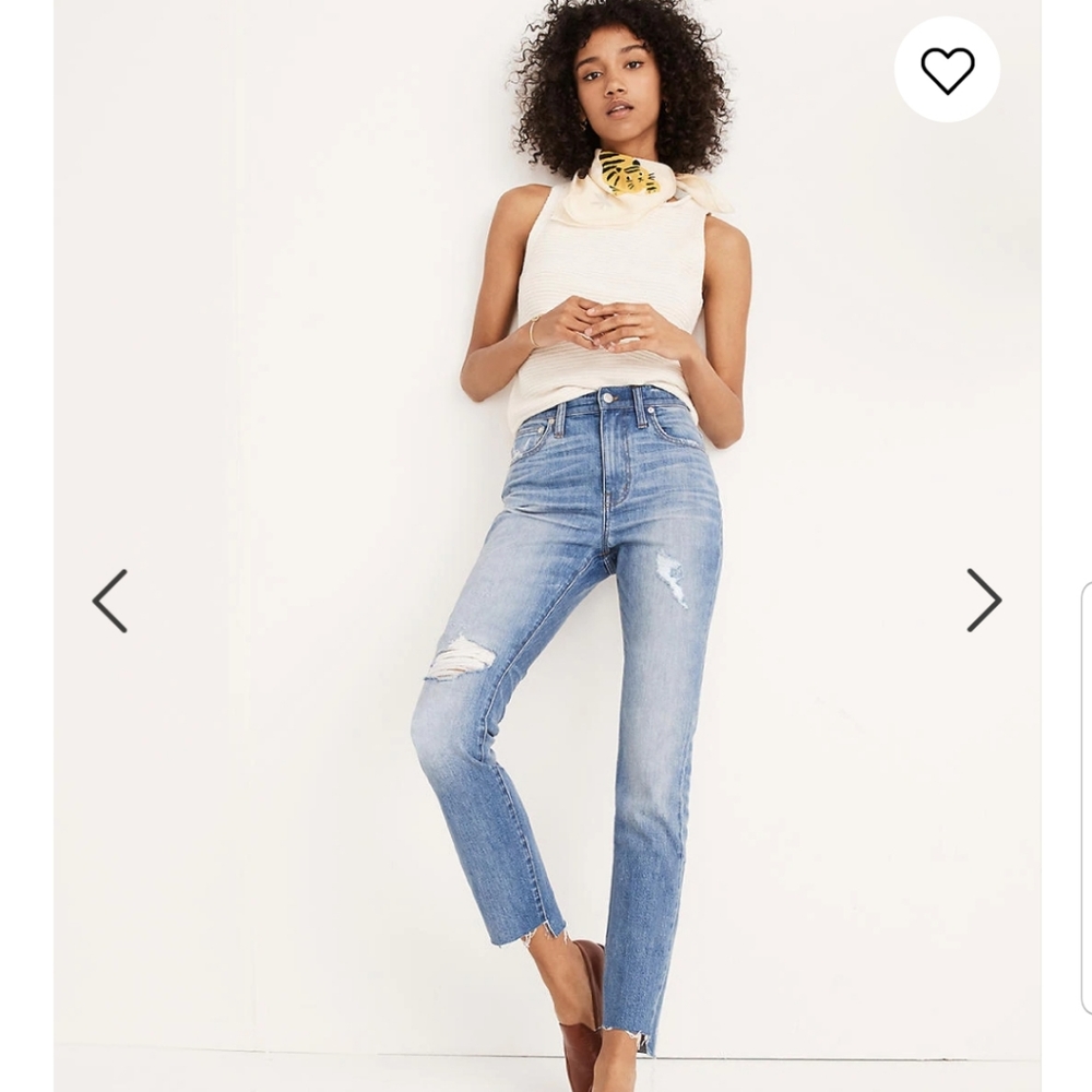 Madewell High Rise Boyjean